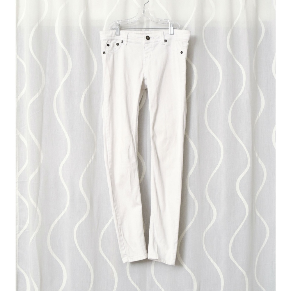 White Denim Skinny Jeans | Size 4